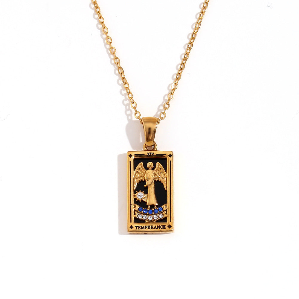 Tarot Card Pendant Necklace – Choose Your Card | 18" Chain