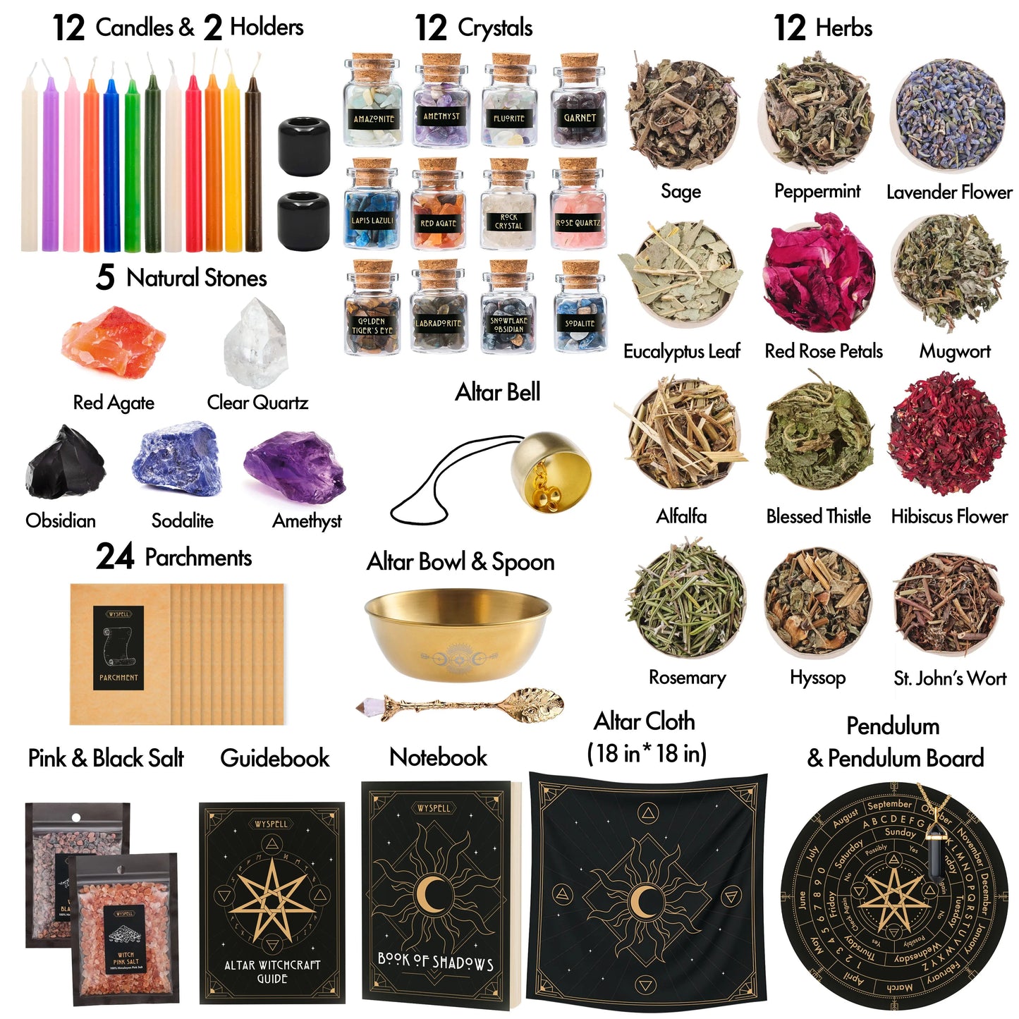 77 PCS Witchcraft Kit