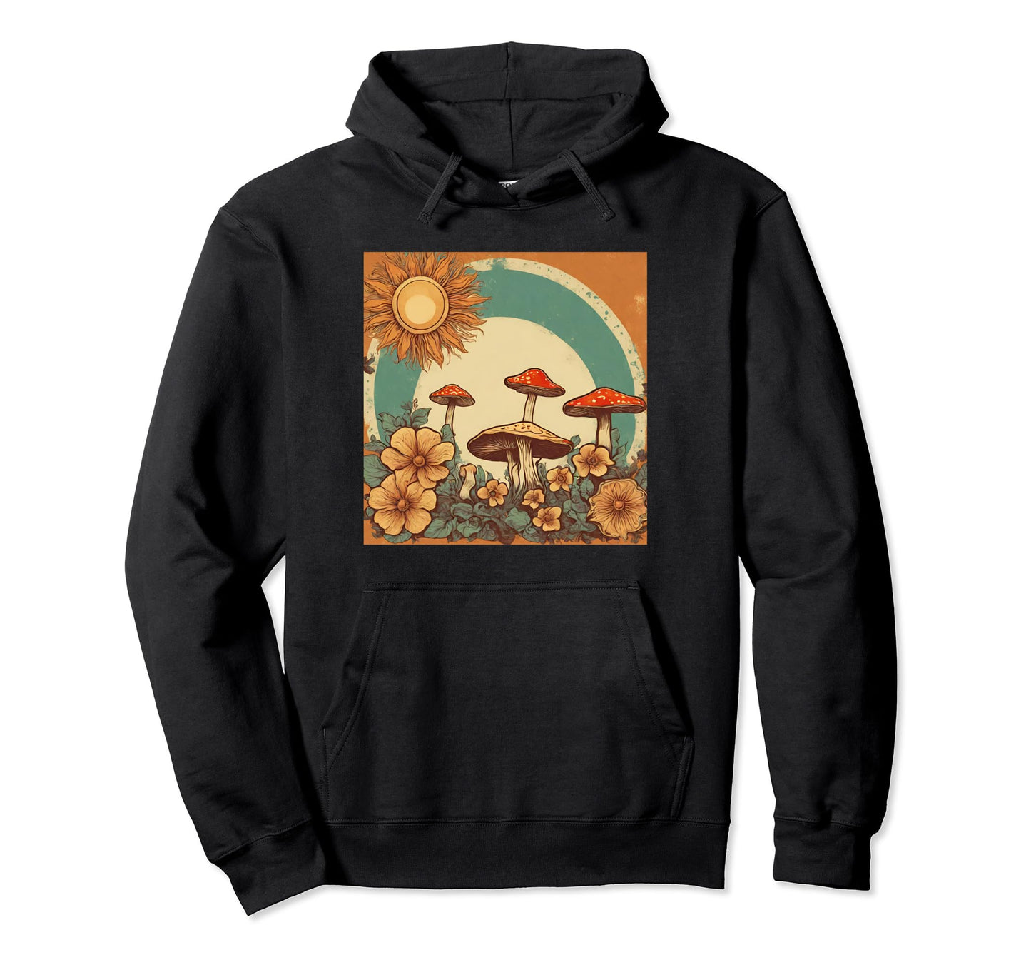 Bohemian Boho Flowers Hoodie - Streetwear Style Men Women