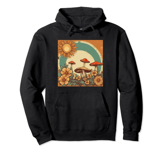 Bohemian Boho Flowers Hoodie - Streetwear Style Men Women