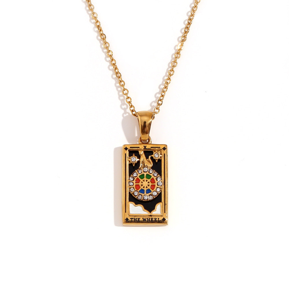 Tarot Card Pendant Necklace – Choose Your Card | 18" Chain