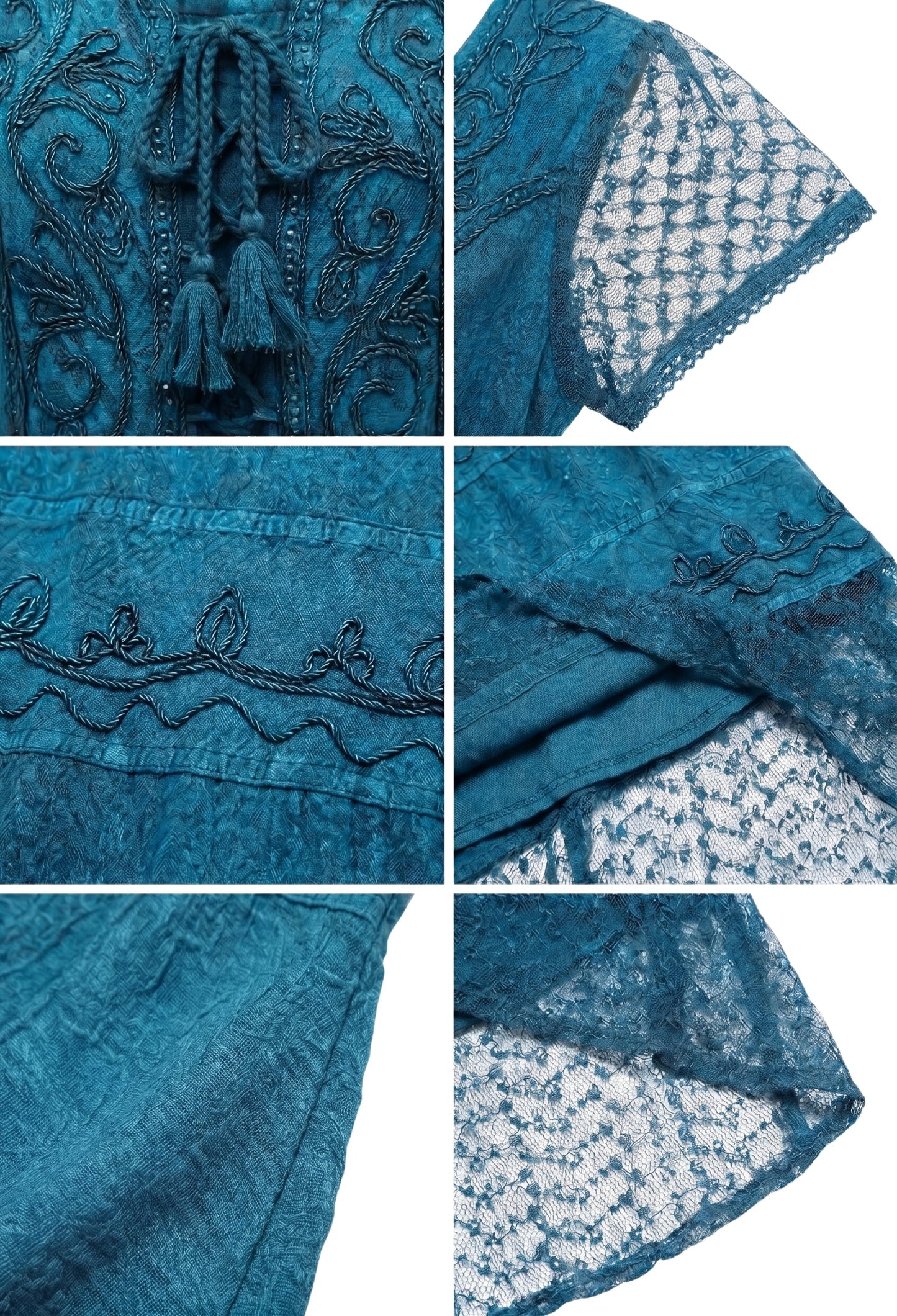 Sakkas Marigold Embroidered Fairy Dress