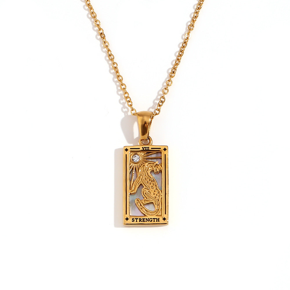 Tarot Card Pendant Necklace – Choose Your Card | 18" Chain