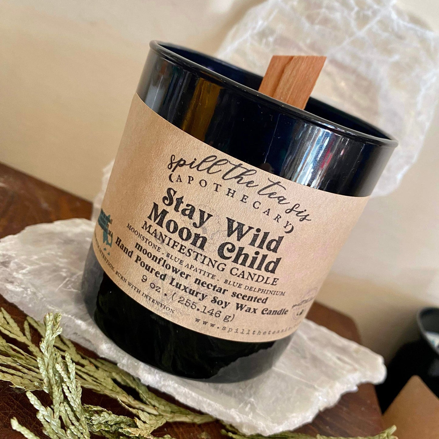 Stay Wild Moon Child Lunar Intention Candle | Moon Magic Soy Candle