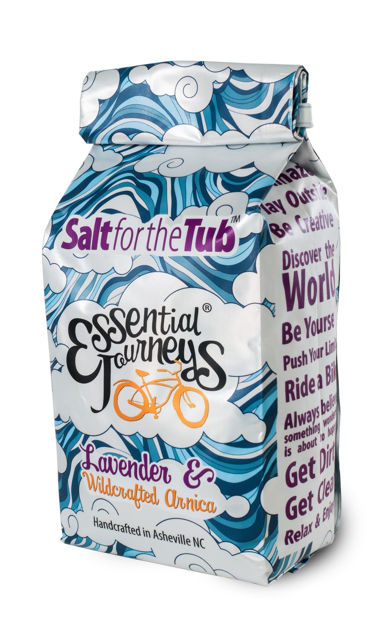 Essential Journeys® Lavender & Wildcrafted Arnica Bath Salts | Epsom Salt Soak for Relaxation & Muscle Recovery