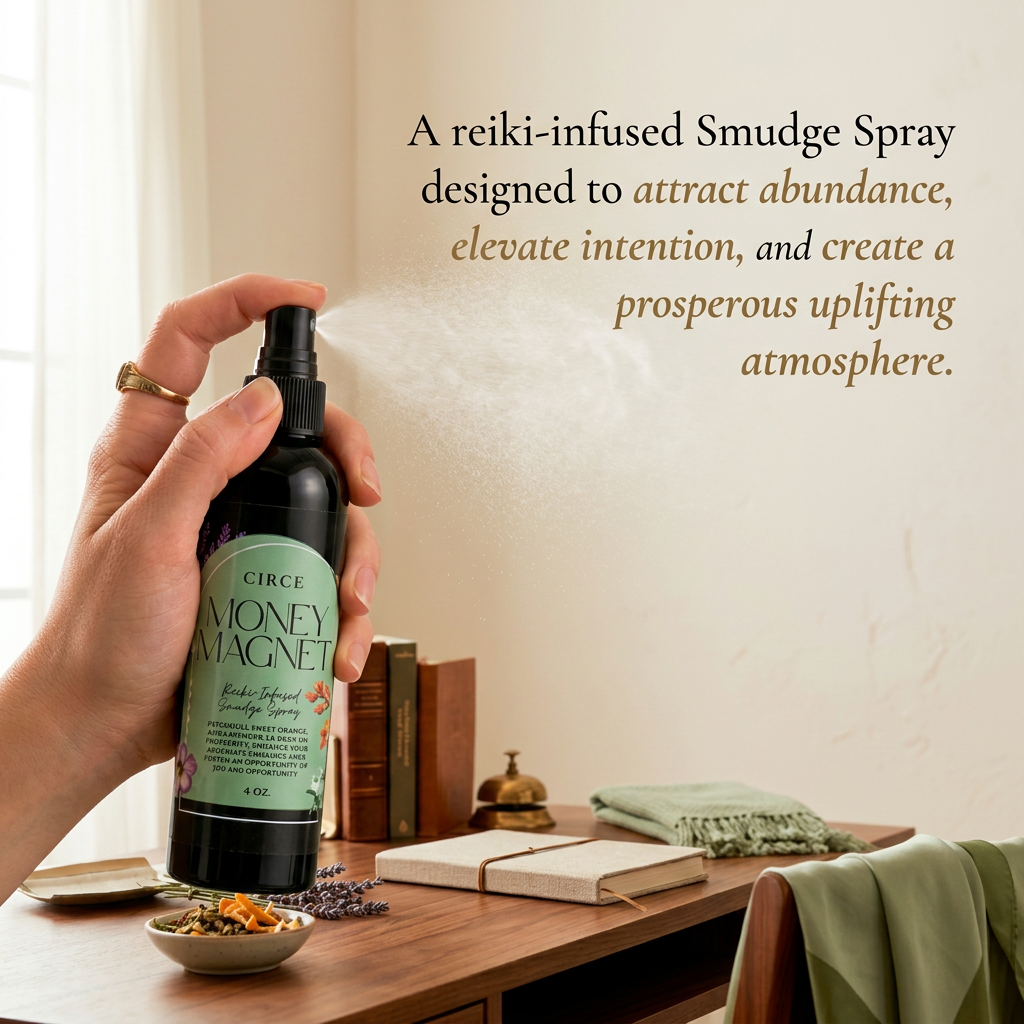 Prosperity Smudge Spray — Money Magnet Ritual Mist