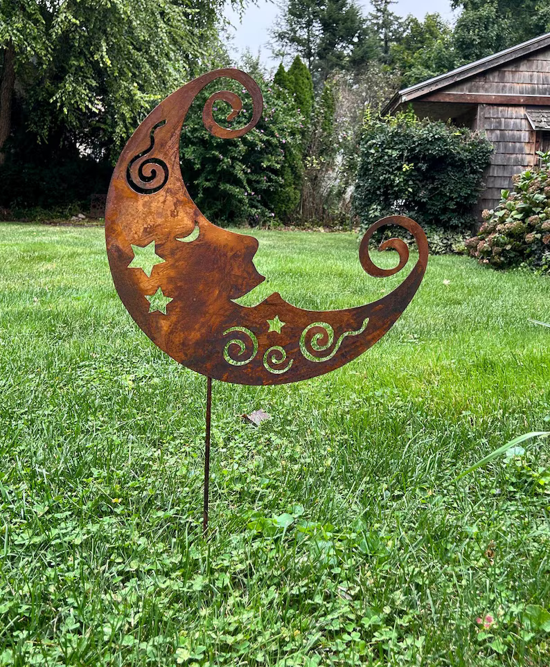 Metal Moon or Moon Wall Art