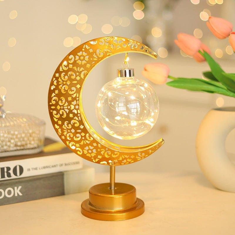 MR060 LED Wrought Iron Moon Lamp