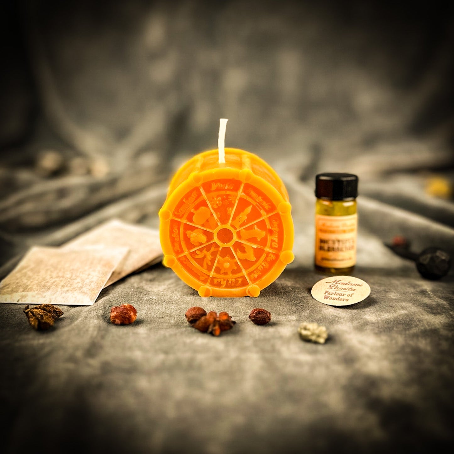 Wheel of the Year Wishes Candle Spell Kit - Sabbat Celebrations & Seasonal Magic